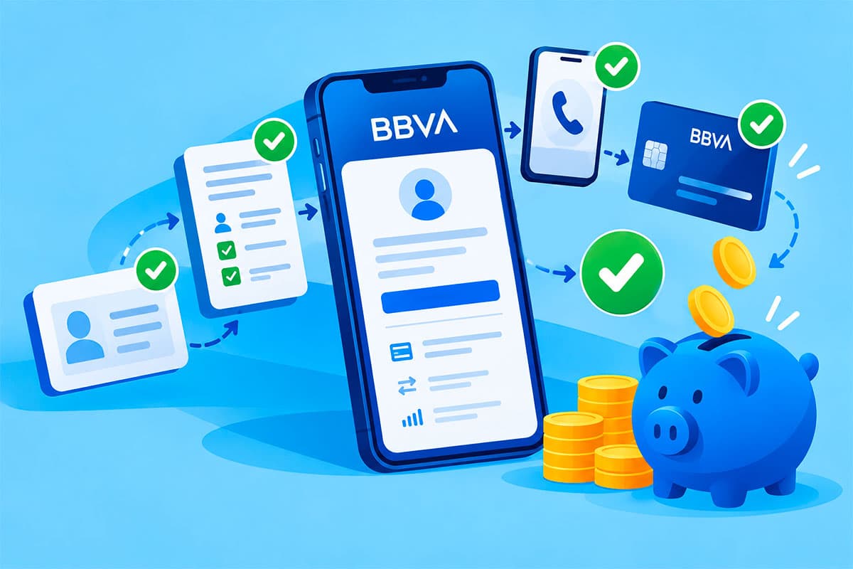 cómo abrir una cuenta de ahorro BBVA
